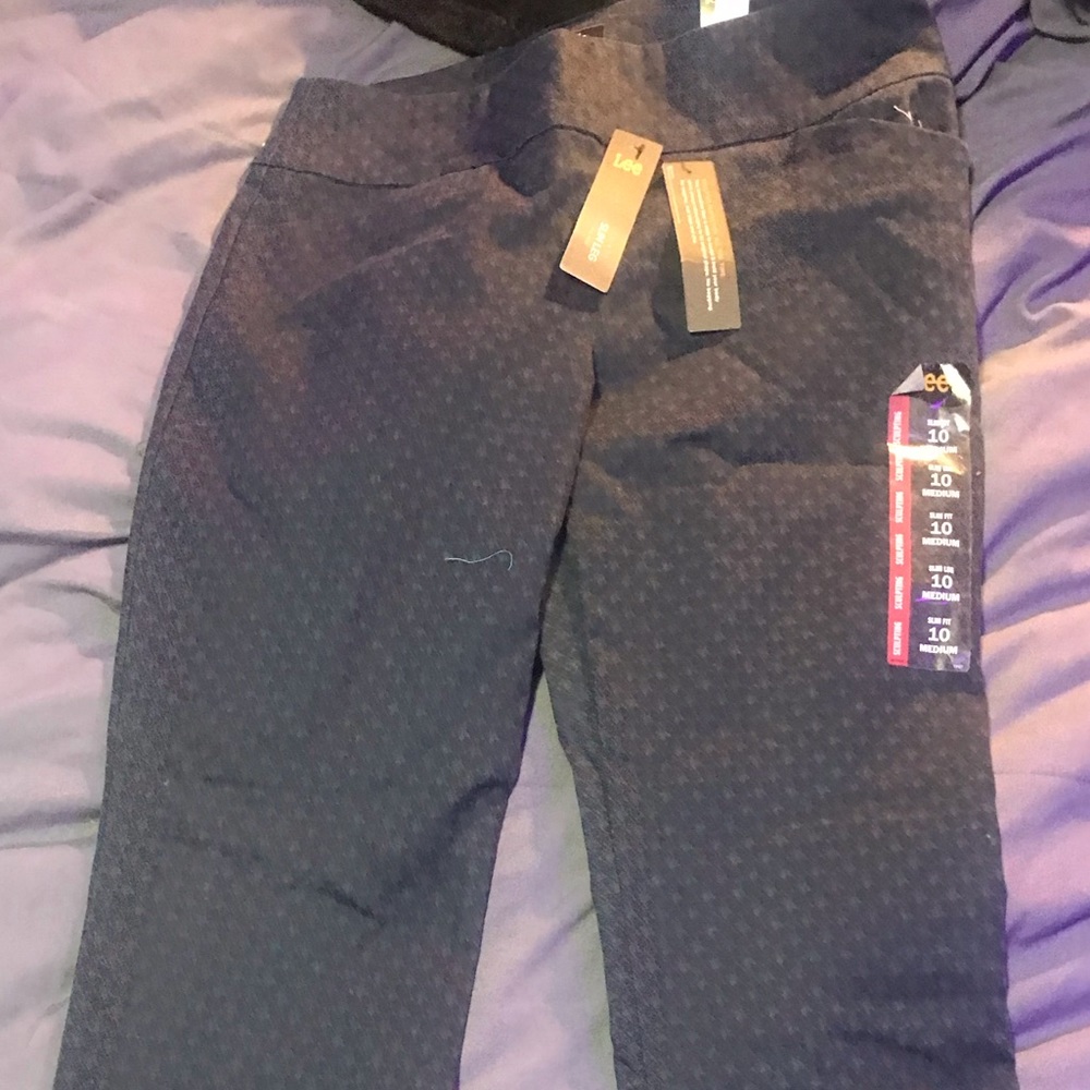 Lee Slim Leg Mid Rise - Ladies dress slacks in size 10